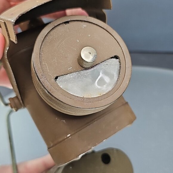 WWII Lamps Electric Co No 1 Black Out Flashlight Lantern Untested London UK - Picture 7 of 13